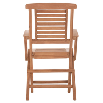 ΠΟΛΥΘΡΟΝΑ ΤΡΑΠΕΖΑΡΙΑΣ ΠΤΥΣΣΟΜΕΝΗ CRANDER ΞΥΛΟ TEAK 53x63x90
