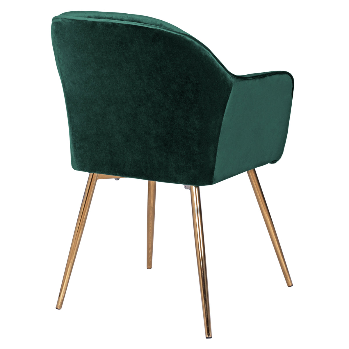 SAWYER ARMCHAIR VELVET CYPRESS WITH GOLD LEGS 55x60x83