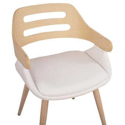 COOPERATIVE ARMCHAIR SUPERIOR PRO SONAMA WITH WHITE PU 50x53x76