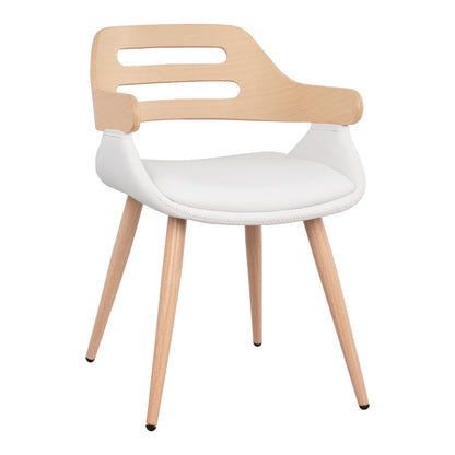 COOPERATIVE ARMCHAIR SUPERIOR PRO SONAMA WITH WHITE PU 50x53x76