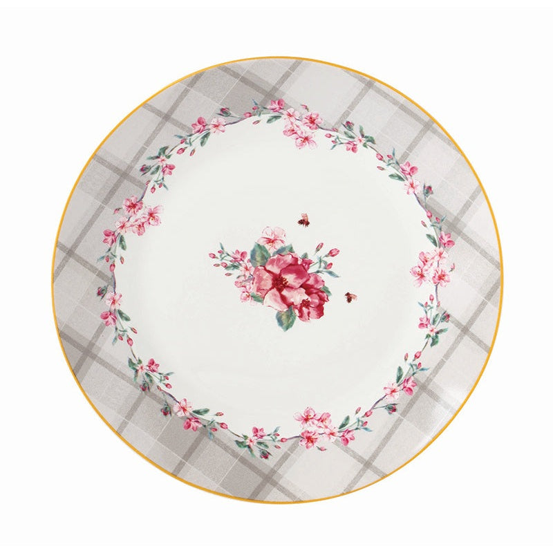 Σετ Πάστας Πορσελάνης 6 Τεμ Floral Paris Roses