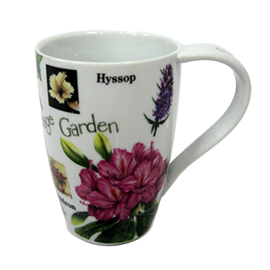 Πορσελάνινη Κούπα με Κλασικά Σχέδια Λουλουδιών