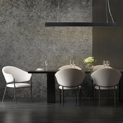 FELIX 61028-P Γραμμικό Κρεμαστό Φωτιστικό Linear LED CCT 54W 6500lm 120° AC 220-240V Μ120 x Π3.5 x Υ7cm - Εναλλαγή Φωτισμού μέσω Τηλεχειριστηρίου All In One Ψυχρό 6000k+Φυσικό 4500k+Θερμό 2700k Dimmable - Μαύρο