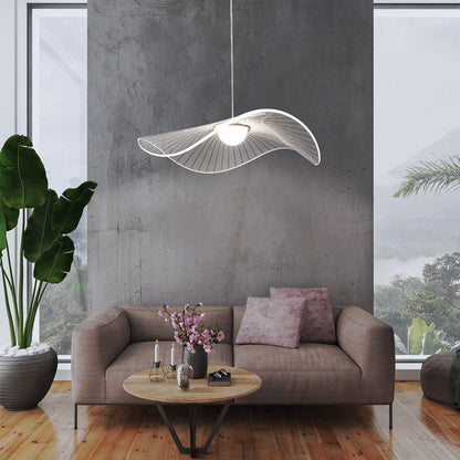 ACRYLICA 60975 Κρεμαστό Φωτιστικό Οροφής Design LED CCT 20W 2240lm 360° AC 220-240V - Εναλλαγή Φωτισμού μέσω Διακόπτη On/Off All In One Ψυχρό 6000k+Φυσικό 4500k+Θερμό 2700k Φ60cm - Μαύρο με Διάφανο Laser Designed Plexiglass