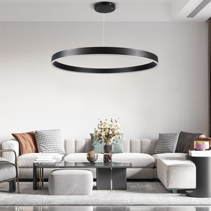 VENOM 61182 Μοντέρνο Κρεμαστό Φωτιστικό Οροφής LED 75W 8818lm 120° AC 220-240V IP20 Ρυθμιζόμενο Λευκό CCT με Χειριστήριο από 2700K έως 6000K Dimmable - Lumileds SMD Chip - Μαύρο Ματ - Μ100 x Π100 x Υ6.5