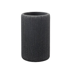 Ποτηροθήκη για Οδοντόβουρτσα Ρητίνης Γκρι 7x7x12