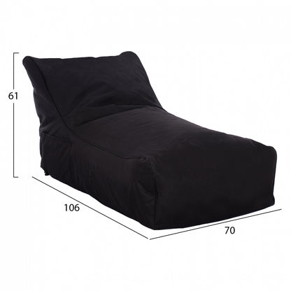 ΠΟΥΦ BLOOM ΑΔΙΑΒΡΟΧΟ ΜΑΥΡΟ ΜΕ UV PROTECTION 106x70x61