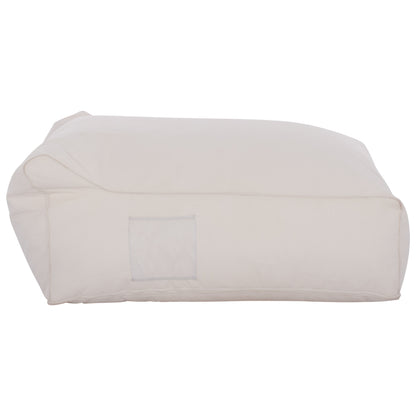ΠΟΥΦ YAMIN 2 ΑΤΟΜΩΝ ΜΕ TEXTILENE 600gr/m2 ΛΕΥΚΟ 140x140x40-60