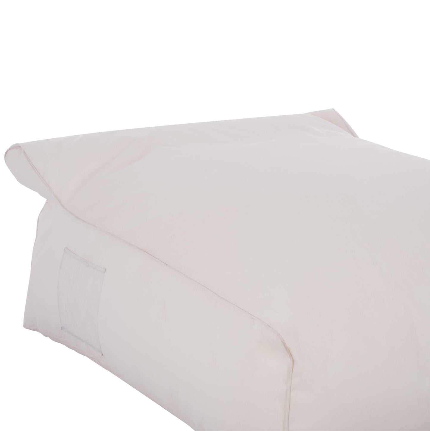 ΠΟΥΦ YAMIN 2 ΑΤΟΜΩΝ ΜΕ TEXTILENE 600gr/m2 ΛΕΥΚΟ 140x140x40-60