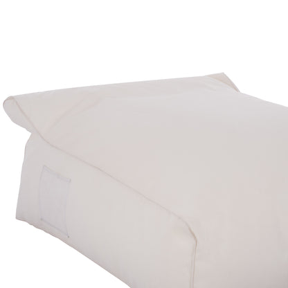 ΠΟΥΦ YAMIN 2 ΑΤΟΜΩΝ ΜΕ TEXTILENE 600gr/m2 ΛΕΥΚΟ 140x140x40-60
