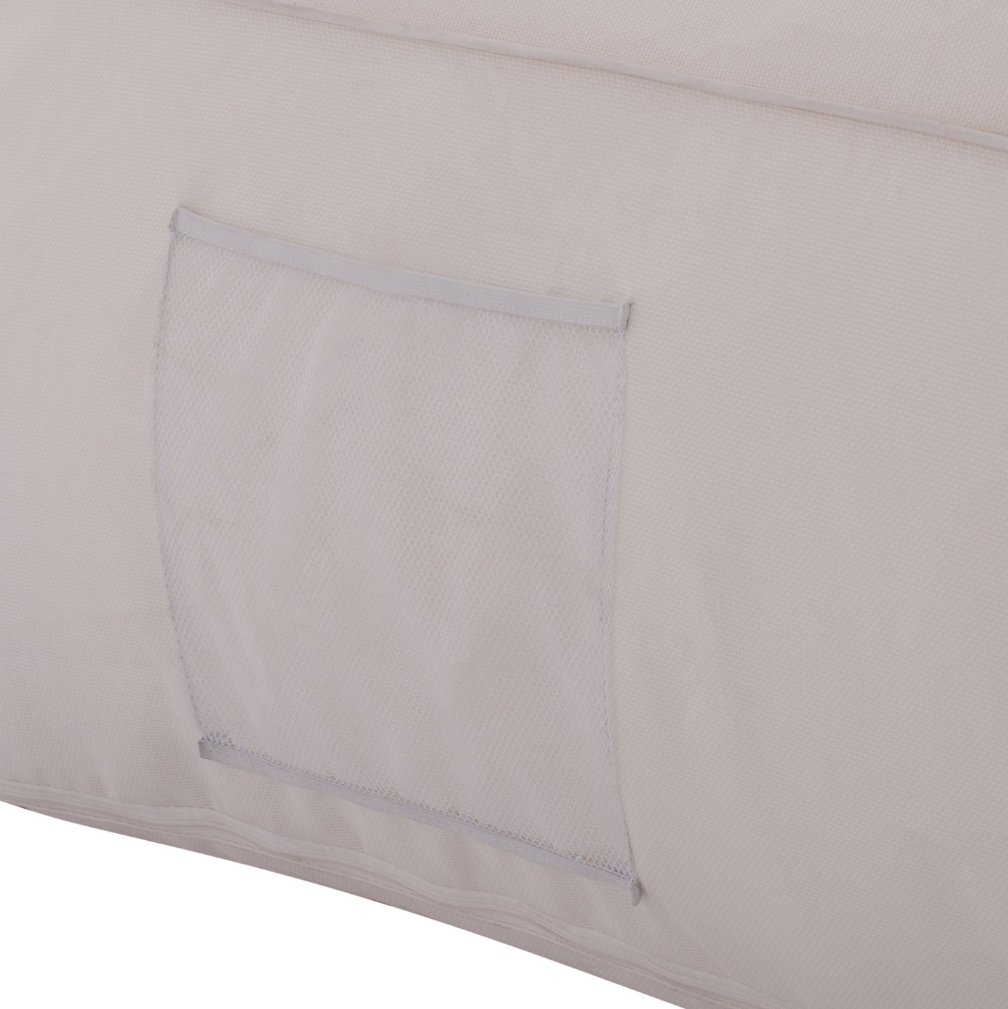 ΠΟΥΦ YAMIN 2 ΑΤΟΜΩΝ ΜΕ TEXTILENE 600gr/m2 ΛΕΥΚΟ 140x140x40-60