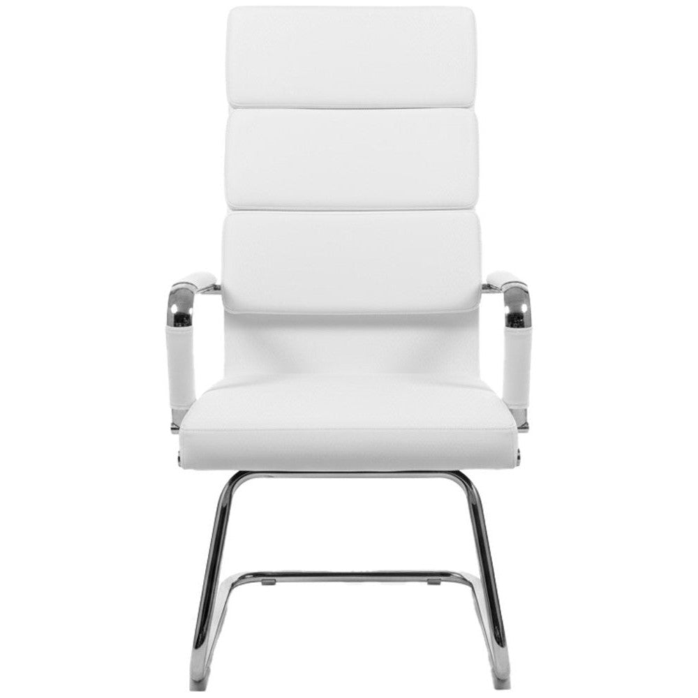 Veilstone Reception Chair White 55x50x107