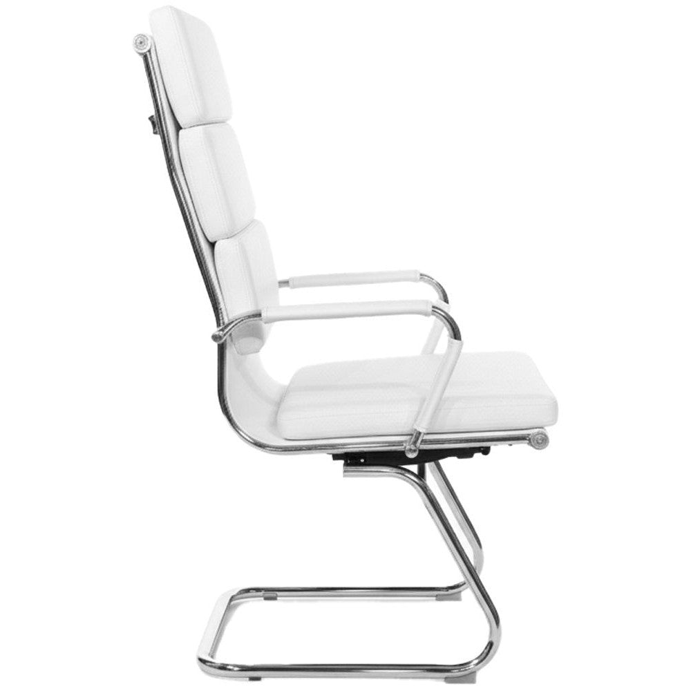 Veilstone Reception Chair White 55x50x107
