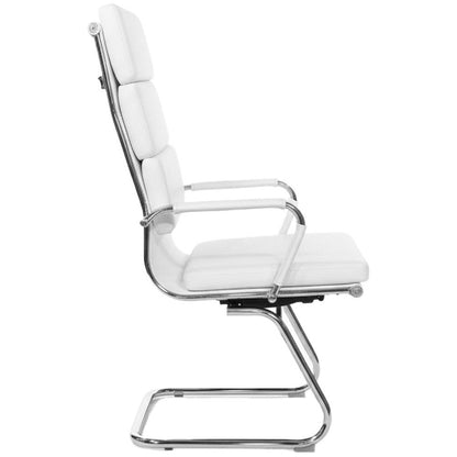 Veilstone Reception Chair White 55x50x107