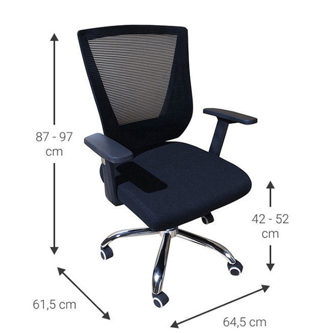 Office Chair Azrath 61.5x64.5x87