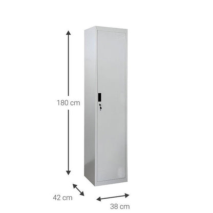 Μεταλλικός Φοριαμός Damian 1D Slim 38x42x180