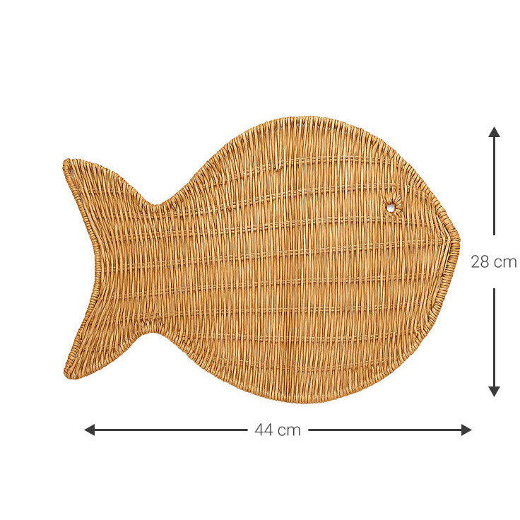 Σουπλά Fishy Καφέ 43x33εκ