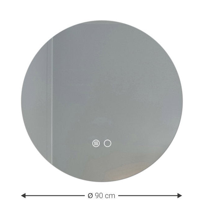 Καθρέπτης Abelia 90x90εκ