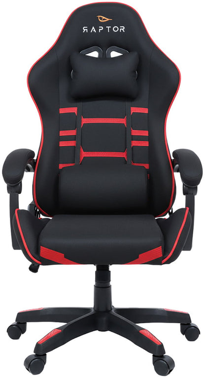 Καρέκλα Gaming Raptor Inferno Κόκκινο 65x63x115