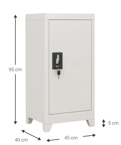 Μεταλλική Ντουλάπα Damian 1D Low 45x40x95
