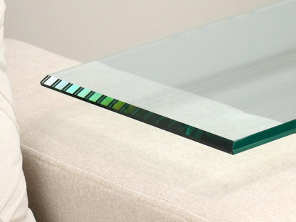 Crystal Crescent Side Table 40x40x60