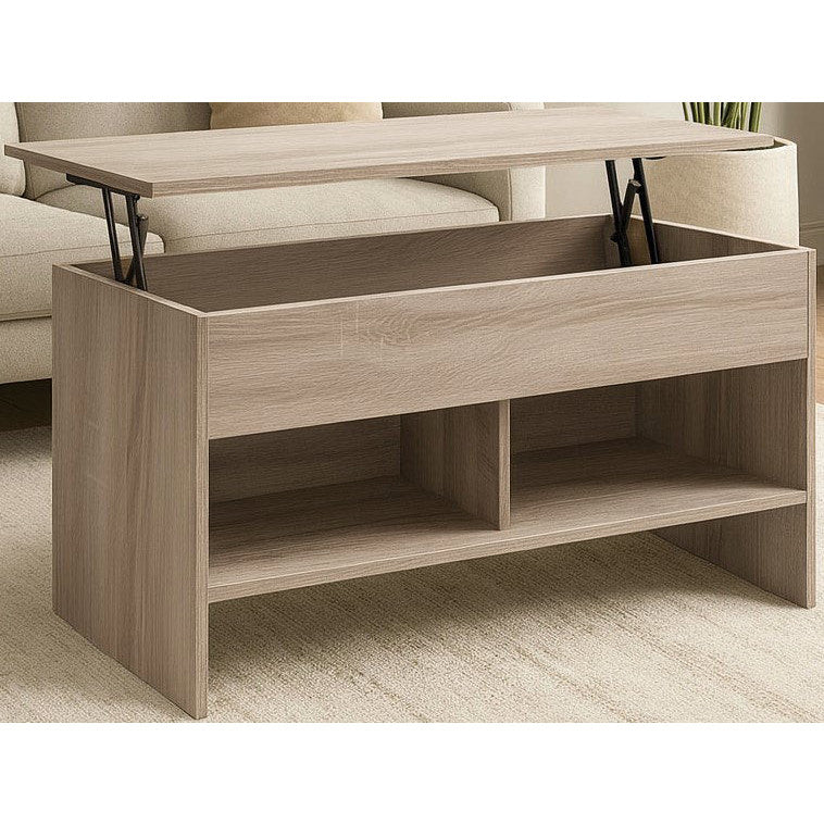 Τραπεζάκι Σαλονιού Vivian Φυσικό 100x48x50