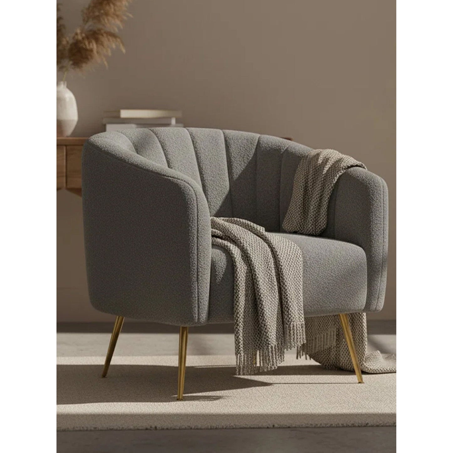Armchair Ashvane Grey 78x75x79