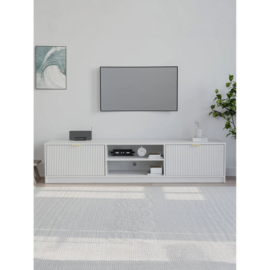 Έπιπλο Τηλεόρασης Allegro Plus Λευκό 180x40x40