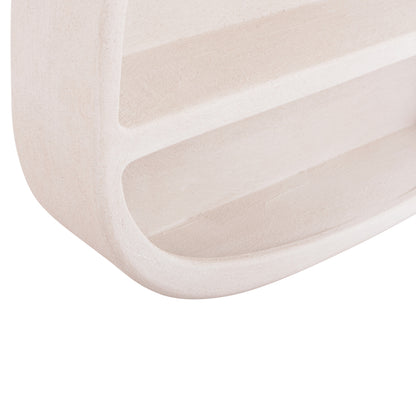 ΡΑΦΙ ΤΟΙΧΟΥ ΣΕΙΡΑ SANTORINI HM18058 MDF ΣΕ ΥΠΟΛΕΥΚΟ ΧΡΩΜΑ 95x18x100Υεκ.