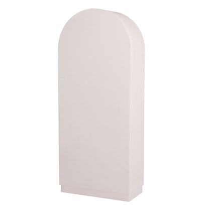 ΡΑΦΙΕΡΑ ΣΕΙΡΑ SANTORINI HM18044 MDF ΥΠΟΛΕΥΚΟ-ΡΑΦΙΑ ΞΥΛΟ ΕΛΑΤΟΥ ΦΥΣΙΚΟ 80x38x188,5Υεκ.