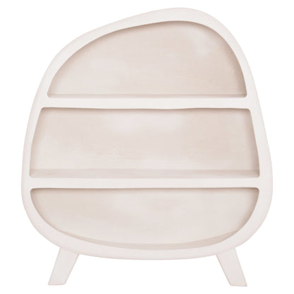 ΡΑΦΙΕΡΑ ΣΕΙΡΑ SANTORINI HM18060.01 MDF ΣΕ ΥΠΟΛΕΥΚΟ ΧΡΩΜΑ 120x38x133Υεκ.