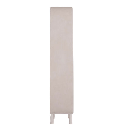 ΡΑΦΙΕΡΑ ΣΕΙΡΑ SANTORINI HM18067 MDF ΣΕ ΥΠΟΛΕΥΚΟ ΧΡΩΜΑ 80x38x196Υεκ.