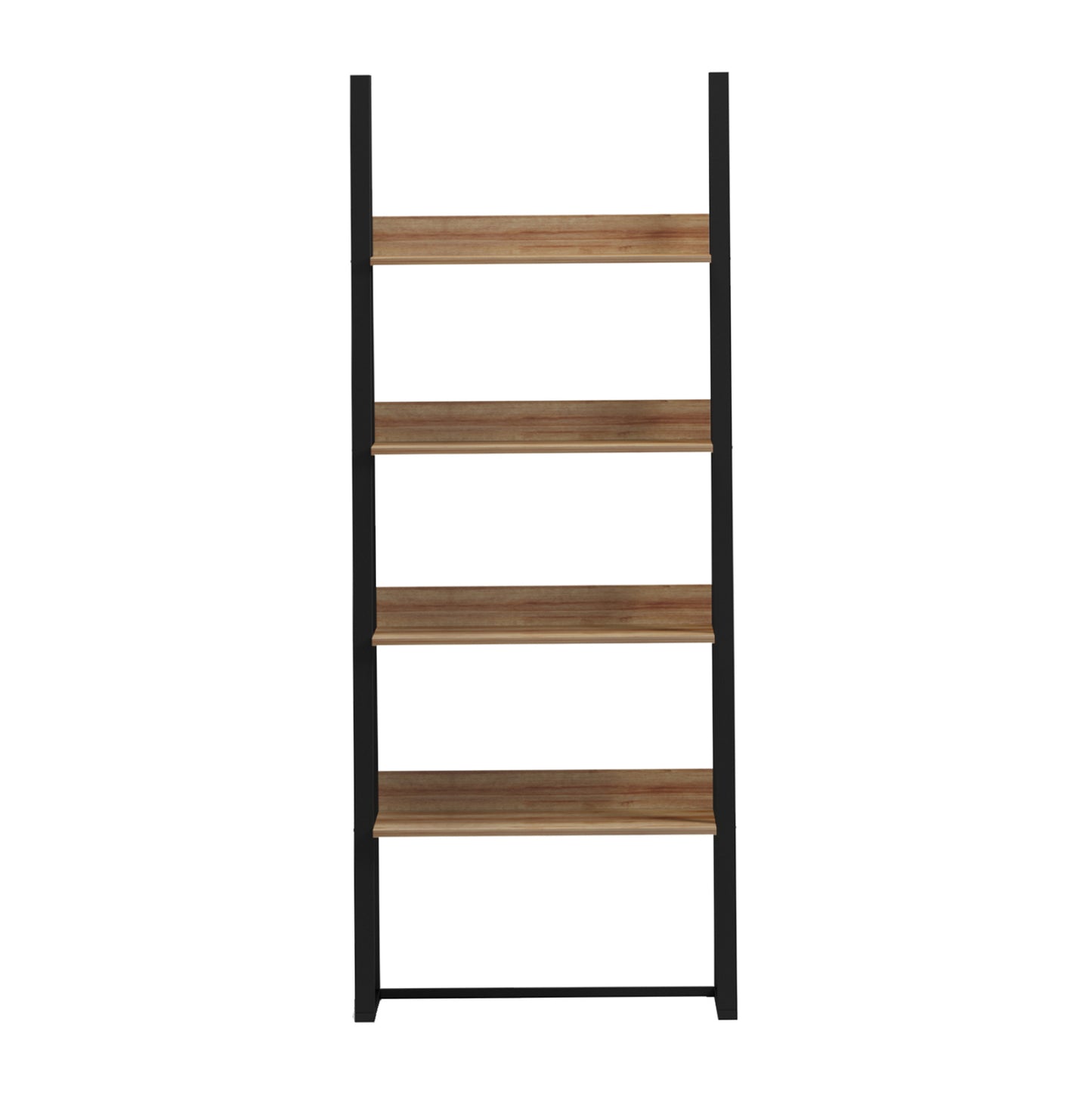 ΡΑΦΙΕΡΑ IZABEL ΜΕΤΑΛΛΟ ΜΕΛΑΜΙΝΗ ΣΕ OAK 75x36x185