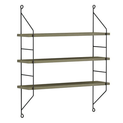 ΡΑΦΙΕΡΑ ΤΟΙΧΟΥ ACHALA ΜΕΛΑΜΙΝΗΣ OLIVE GREY 60x15x68