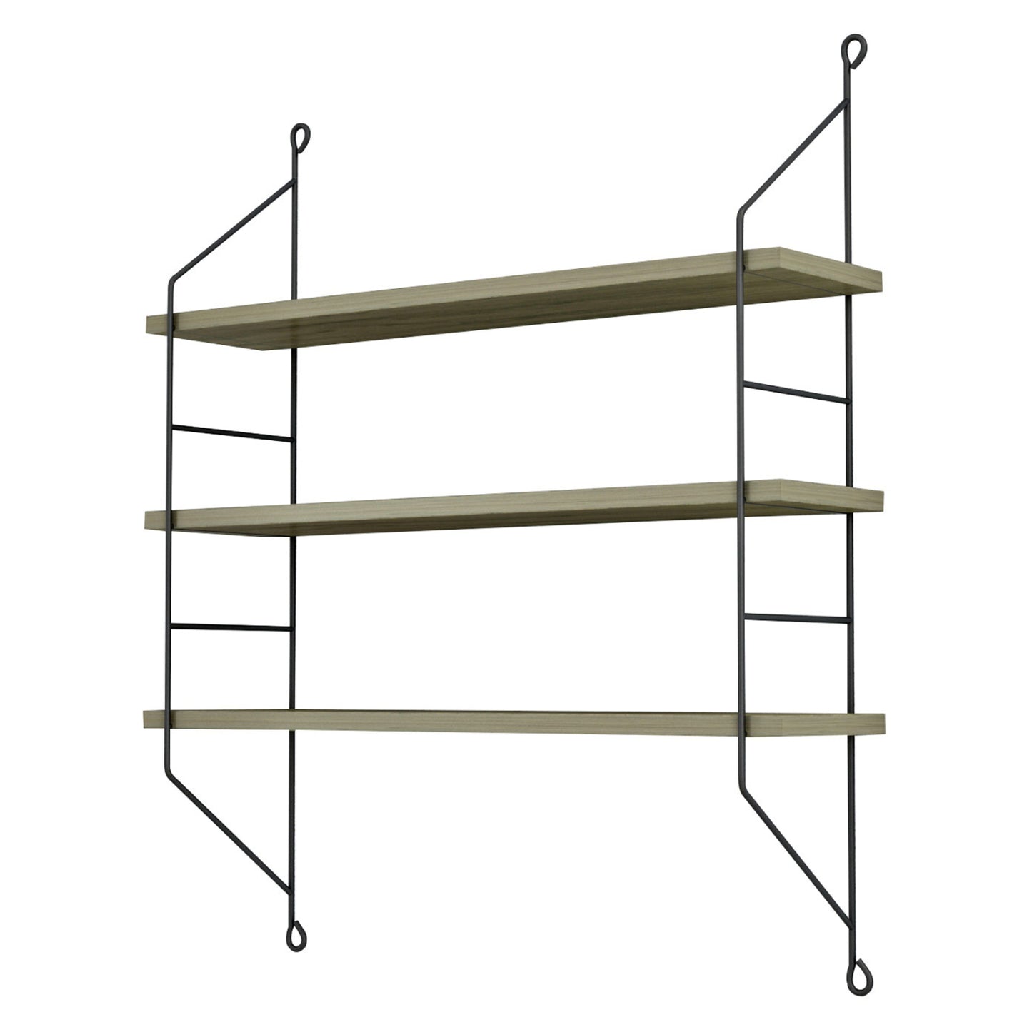 ΡΑΦΙΕΡΑ ΤΟΙΧΟΥ ACHALA ΜΕΛΑΜΙΝΗΣ OLIVE GREY 60x15x68