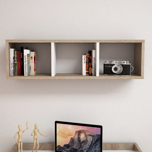 ΡΑΦΙΕΡΑ ΤΟΙΧΟΥ ΜΕΛΑΜΙΝΗΣ SONAMA & ΛΕΥΚΟ 90x22x25,6