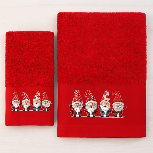 Χριστουγεννιάτικες Πετσέτες (Σετ 2 Τεμ.) Santa Claus