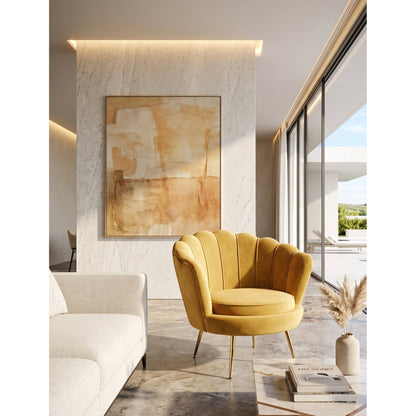 Πολυθρόνα Moli Κίτρινο 83x76.5x78