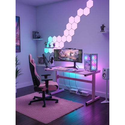 Γραφείο Gaming Raptor Falcon Ροζ 120x60x75
