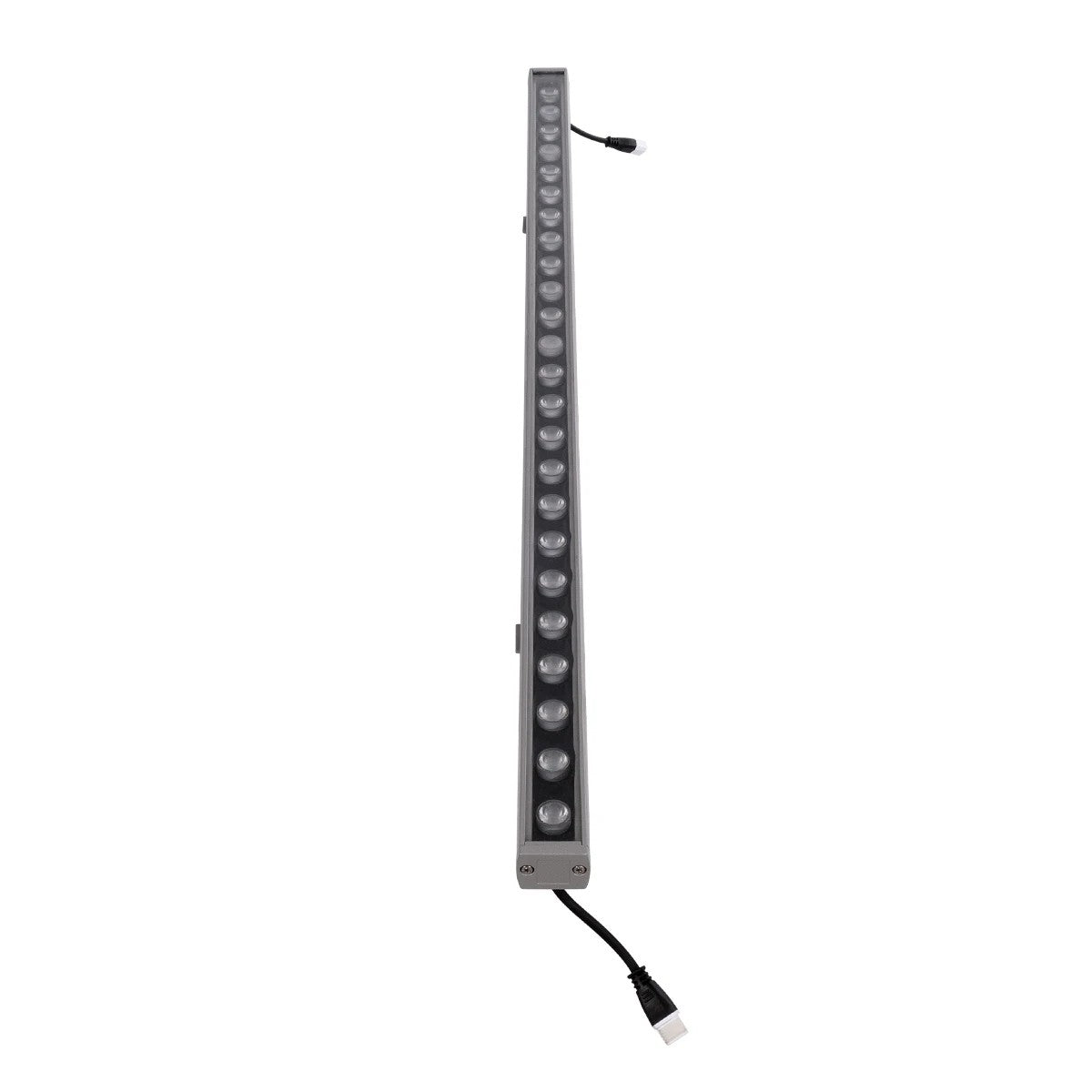 WASHERFAIA S-90093 Μπάρα Φωτισμού Wall Washer LED 24W 2880lm 15° DC 24V Αδιάβροχο IP65 Ψυχρό Λευκό 6000K Dimmable - Bridgelux SMD Chip - Ασημί - Μ100 x Π4 x Υ6.1