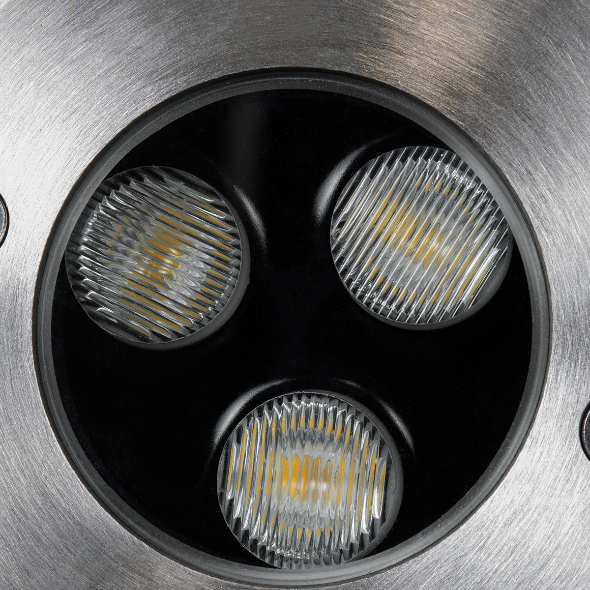 UNDERGROUND-FANI S-90979 Χωνευτό Φωτιστικό Σποτ Δαπέδου LED 12W 1080lm 60° DC 24V Αδιάβροχο IP68 Φ10 x Υ7.5cm Θερμό Λευκό 2700K - Ανοξείδωτο Ατσάλι