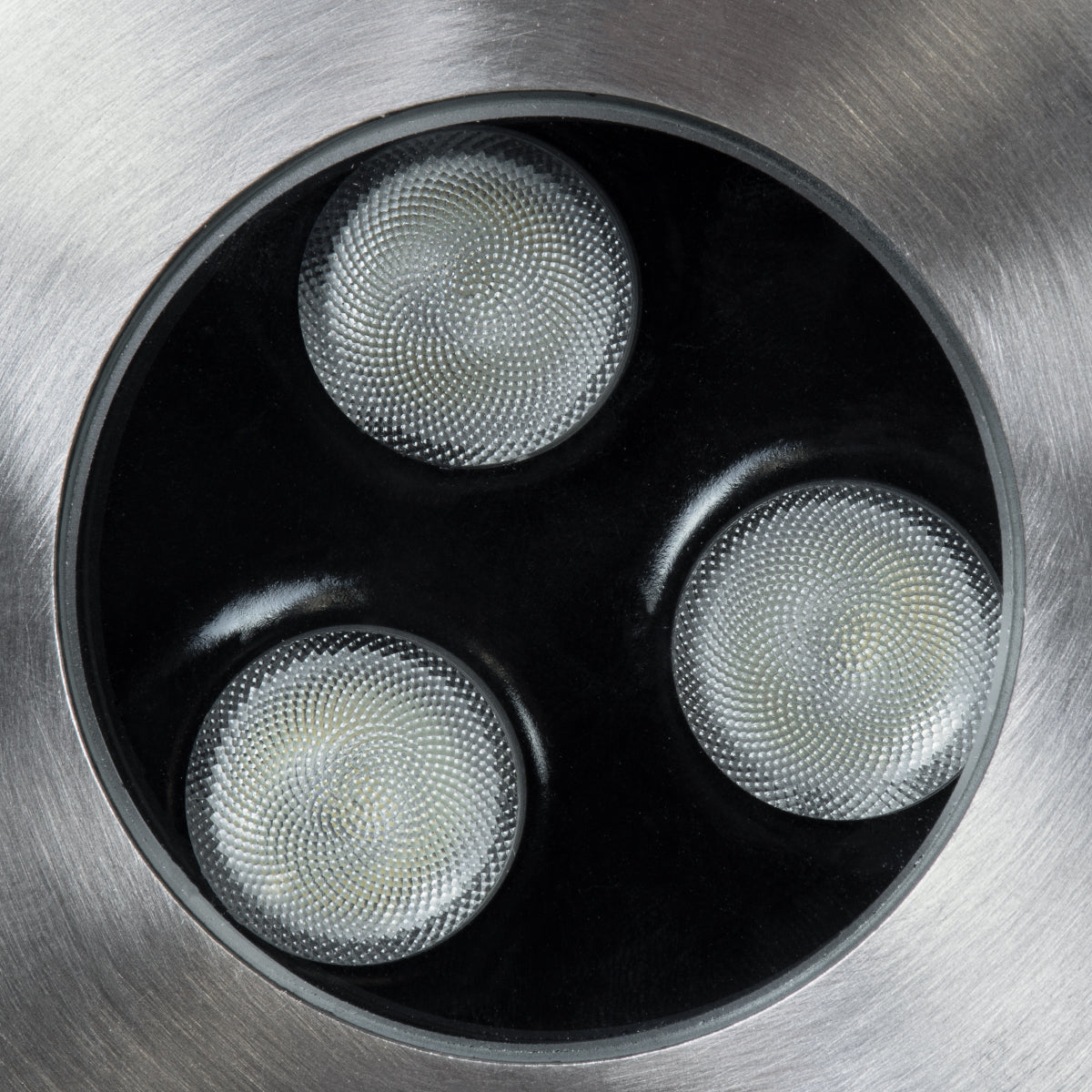 UNDERGROUND-FANI S-90981 Χωνευτό Φωτιστικό Σποτ Δαπέδου LED 12W 1020lm 60° DC 24V Αδιάβροχο IP68 Φ10 x Υ7.5cm RGBW DMX512 - Ανοξείδωτο Ατσάλι