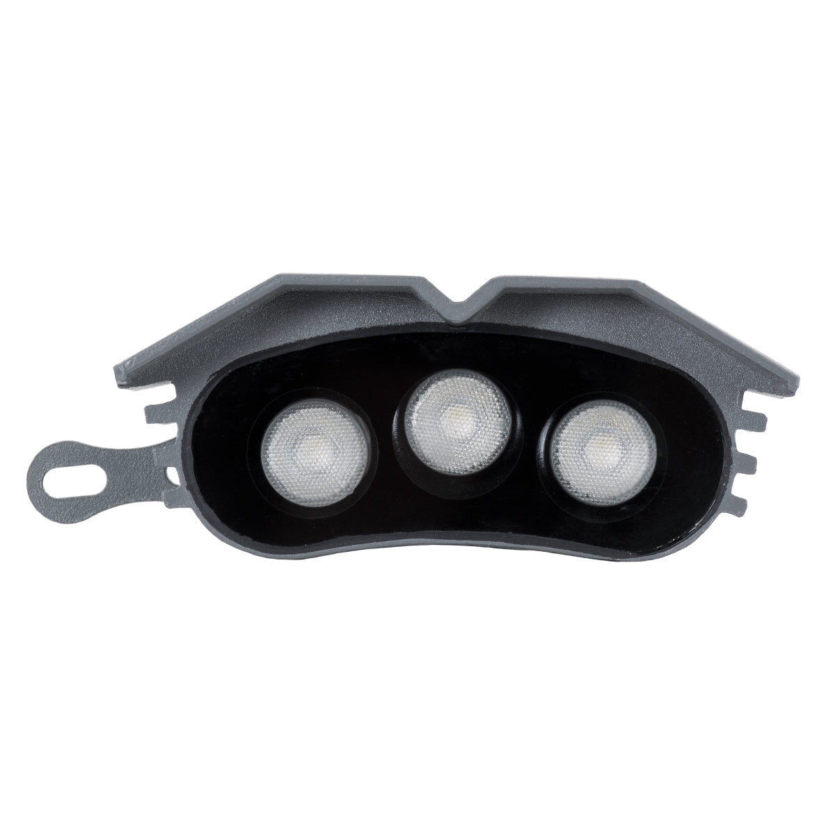 TREELIGHT-ZINA S-90982 Κυρτή Μπάρα Φωτισμού Wall Washer με Αντιθαμβωτική Γρίλια Ειδική για Φυτά - Δέντρα LED 3W 255lm 30° DC 24V Αδιάβροχο IP65 L11 x W6.5 x H5cm με Αυτόματα Προγράμματα Εναλλαγής Χρωμάτων Πολύχρωμο RGBW - Γκρι Ανθρακί