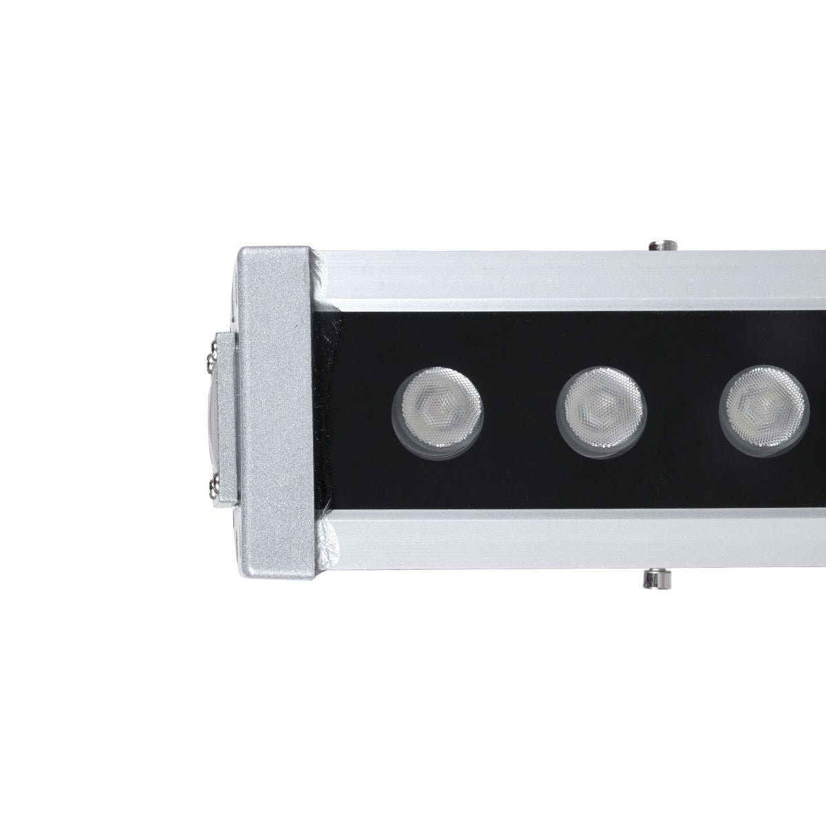 WASHER-DAIA S-90997 Μπάρα Φωτισμού Wall Washer LED 96W 10080lm 30° AC 230V Αδιάβροχο IP65 Μ52 x Π7.5 x Υ7cm Πολύχρωμο 4in1 RGBW DMX512 Display on Body - Ασημί