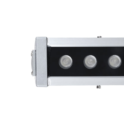 WASHER-DAIA S-90997 Μπάρα Φωτισμού Wall Washer LED 96W 10080lm 30° AC 230V Αδιάβροχο IP65 Μ52 x Π7.5 x Υ7cm Πολύχρωμο 4in1 RGBW DMX512 Display on Body - Ασημί