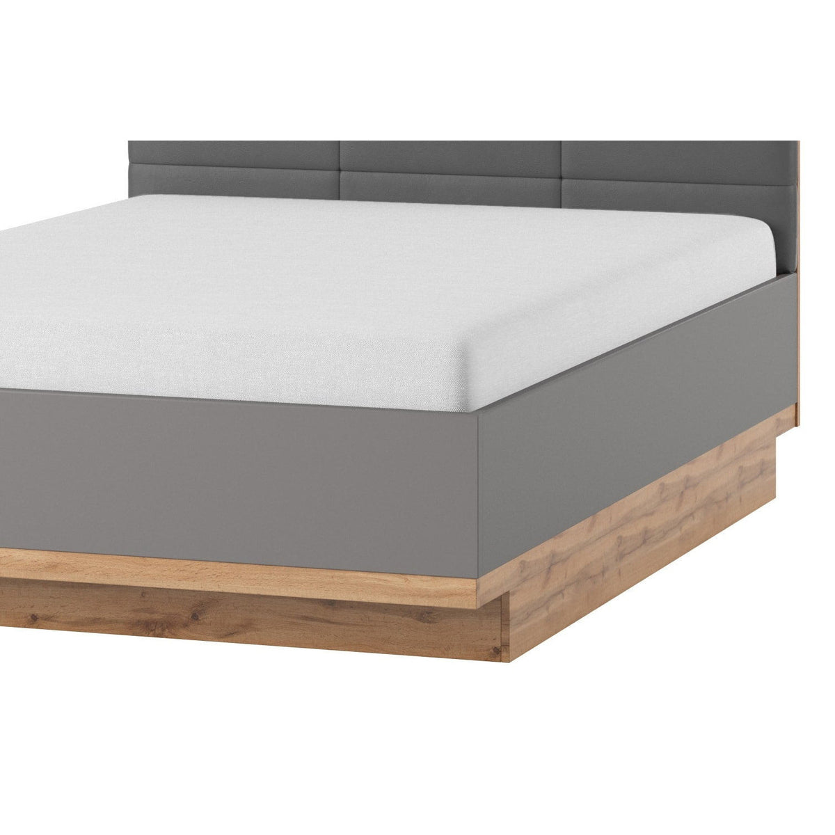 Ludost Bed Natural - Grey 165x211x100