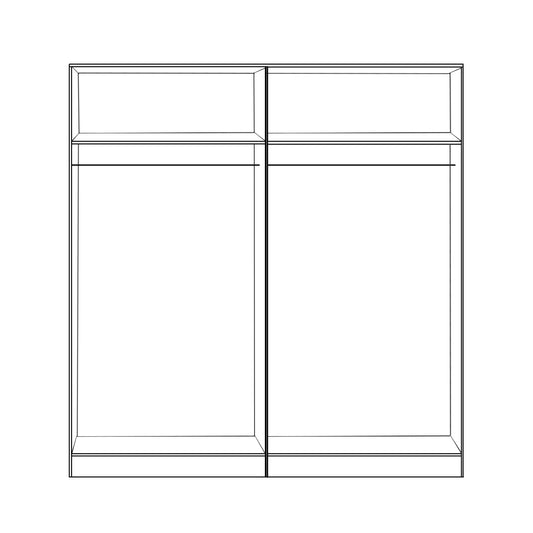 ΣΕΤ 2 ΤΜΧ ΝΤΟΥΛΑΠΑ 4ΦΥΛΛΗ SONAMA 160x42x181