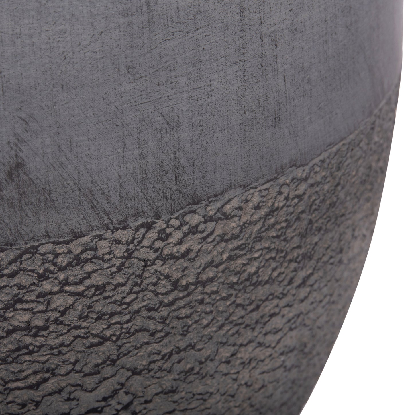 ΣΕΤ 3 ΤΜΧ ΓΛΑΣΤΡΕΣ GARDENER FIBERCLAY ΣΕ ΣΚΟΥΡΟ CEMENT ΧΡΩΜΑ Φ55x54