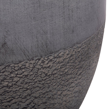 ΣΕΤ 3 ΤΜΧ ΓΛΑΣΤΡΕΣ GARDENER FIBERCLAY ΣΕ ΣΚΟΥΡΟ CEMENT ΧΡΩΜΑ Φ55x54