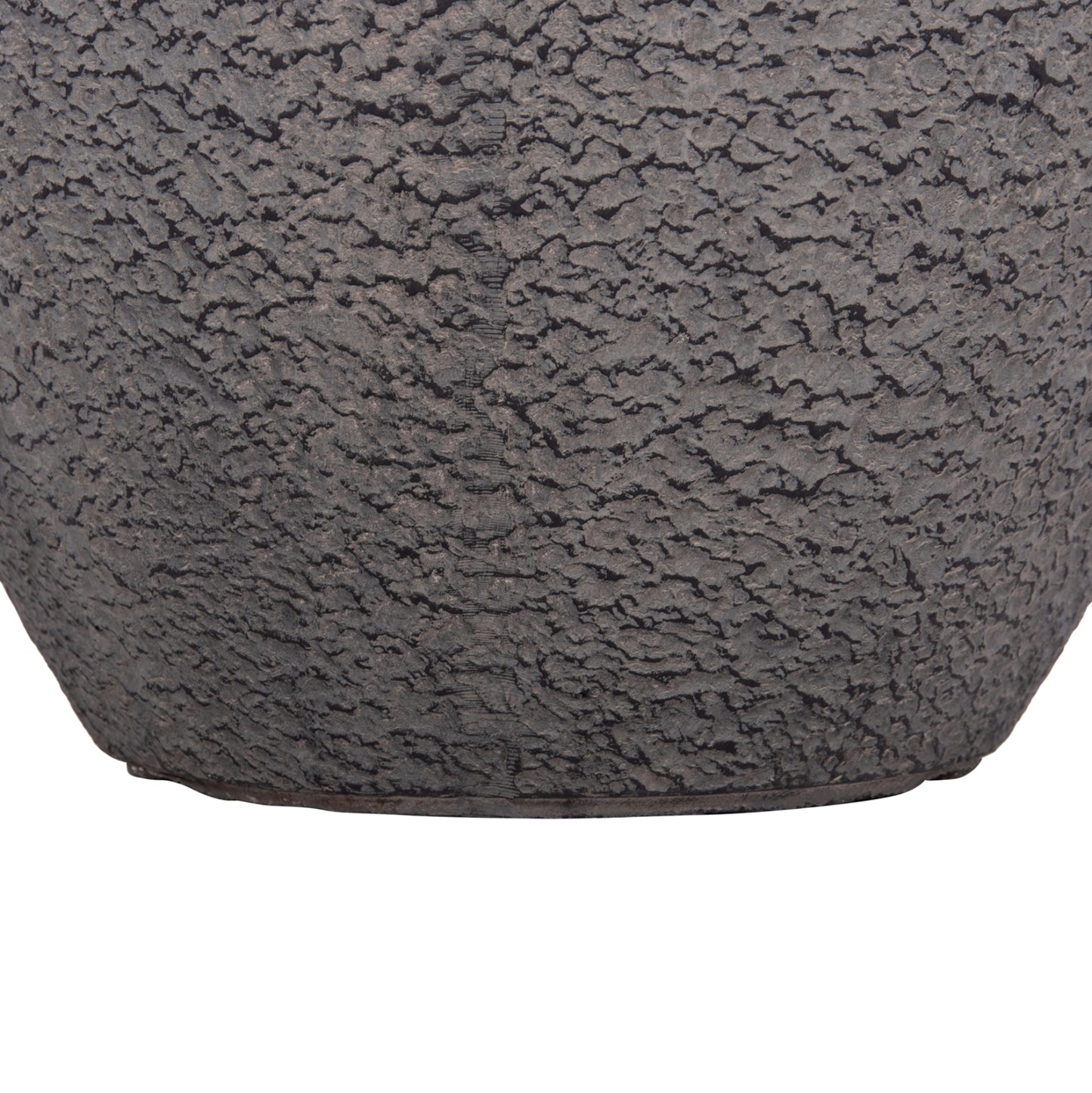 ΣΕΤ 3 ΤΜΧ ΓΛΑΣΤΡΕΣ GARDENER FIBERCLAY ΣΕ ΣΚΟΥΡΟ CEMENT ΧΡΩΜΑ Φ55x54